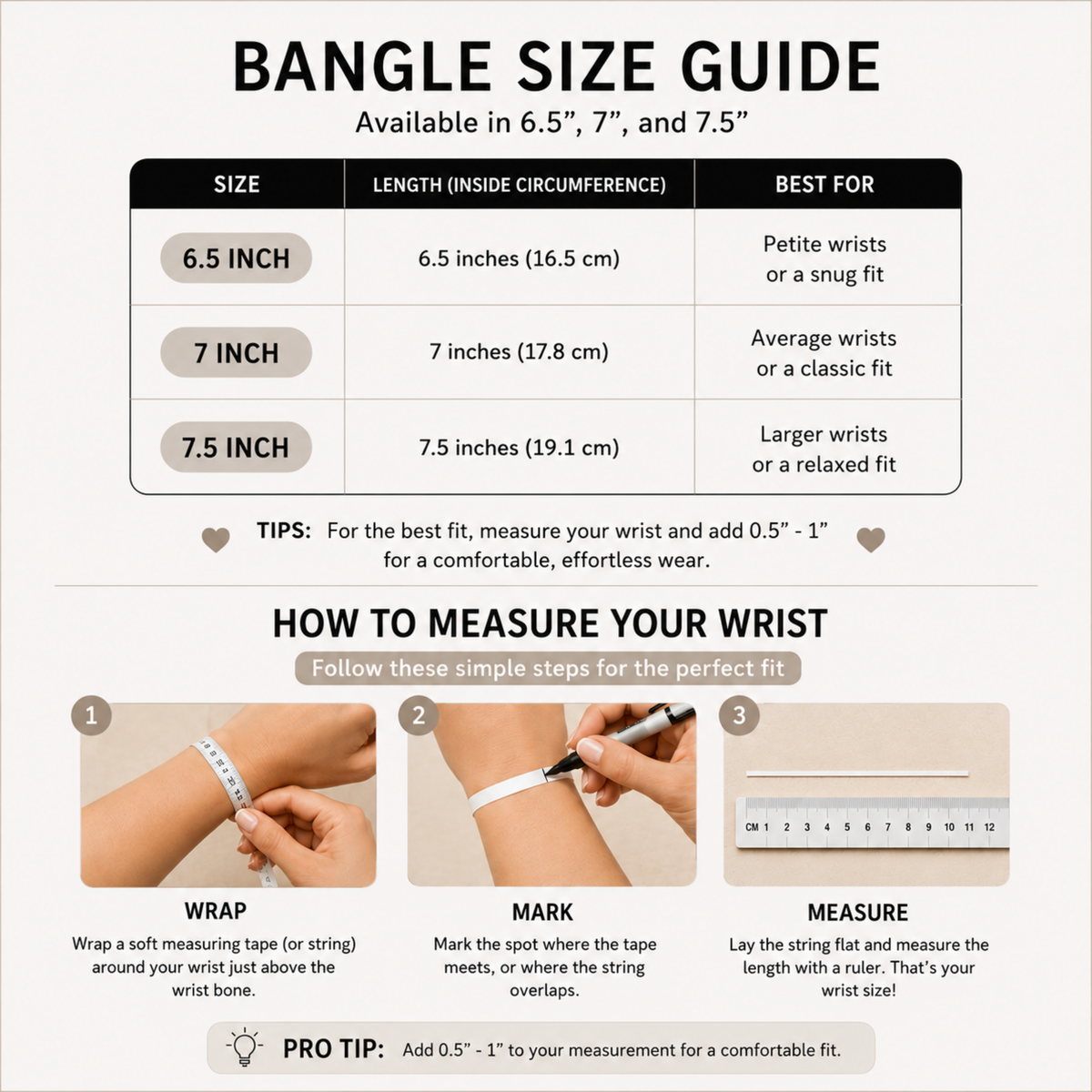 KISPER Bangle Bracelet for Women 2mm Dainty White Gold Plated CZ