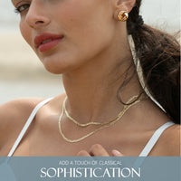 KISPER 18k Gold 925 Sterling Silver Italian 3mm Mariner Chain Necklace w/ Lobster Clasp