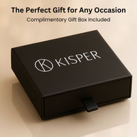 KISPER Tennis Necklaces for Women, Graduated White Gold Plated CZ