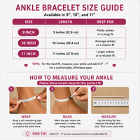 KISPER Tennis Anklets for Women Clear White 2mm 14K Gold Plated CZ