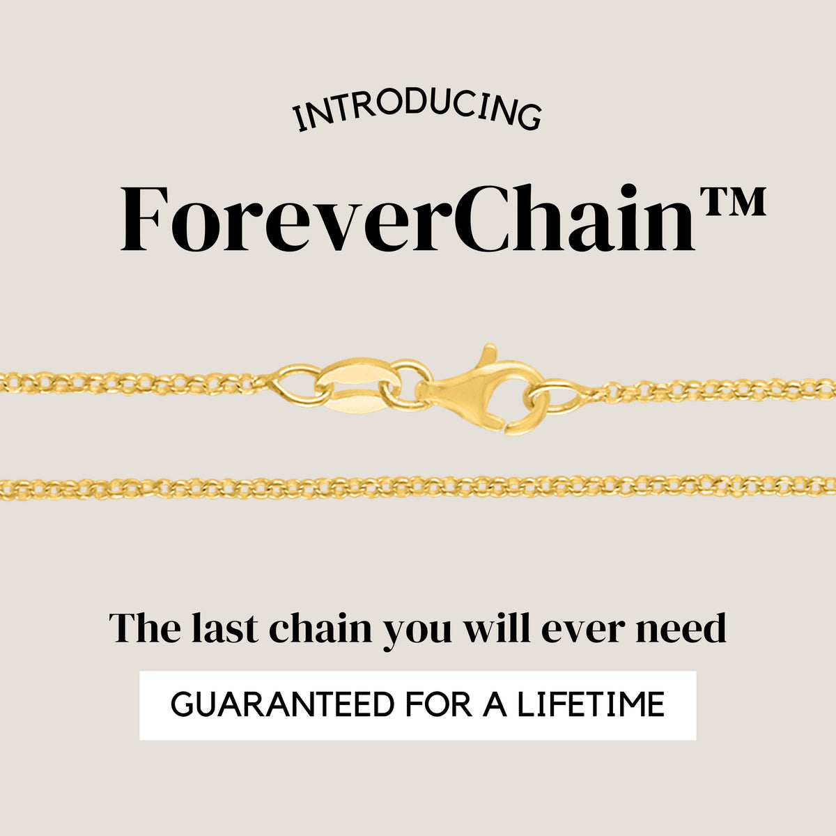 KISPER 18K Gold 925 Sterling Silver 1.6mm Cable Chain Necklace w/ Lobster Clasp