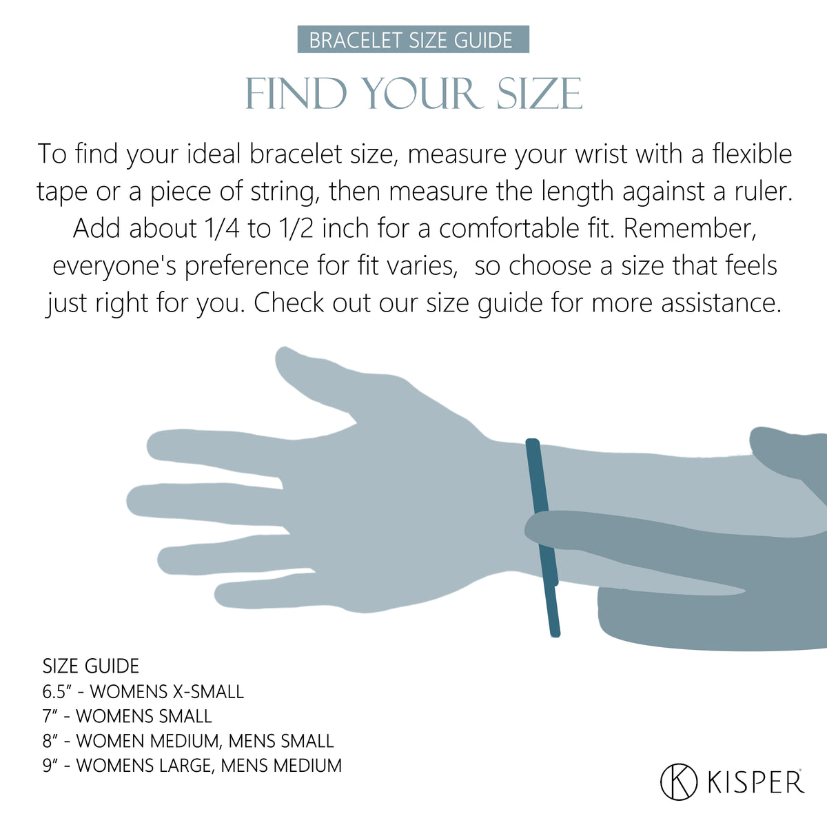 KISPER 18K Gold 925 Sterling Silver Italian 3.5mm Cuban Link Chain Bracelet